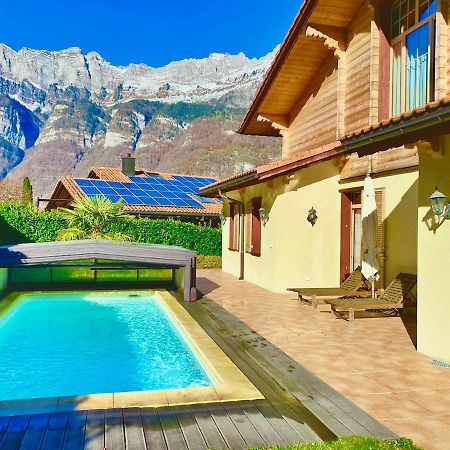 Doodle'S Amazing Chalet -Walensee - Flumserberg - Churfirsten - Heidiland - Pool - Sauna Mols Bagian luar foto