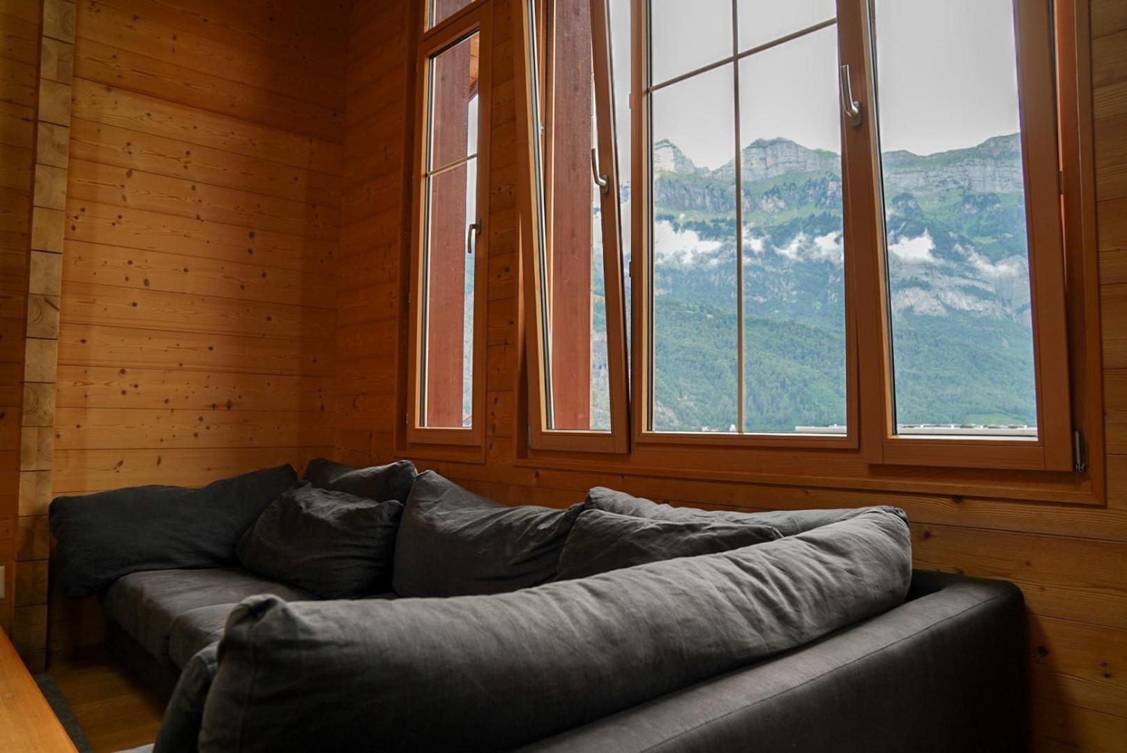 Doodle'S Amazing Chalet -Walensee - Flumserberg - Churfirsten - Heidiland - Pool - Sauna Mols Bagian luar foto