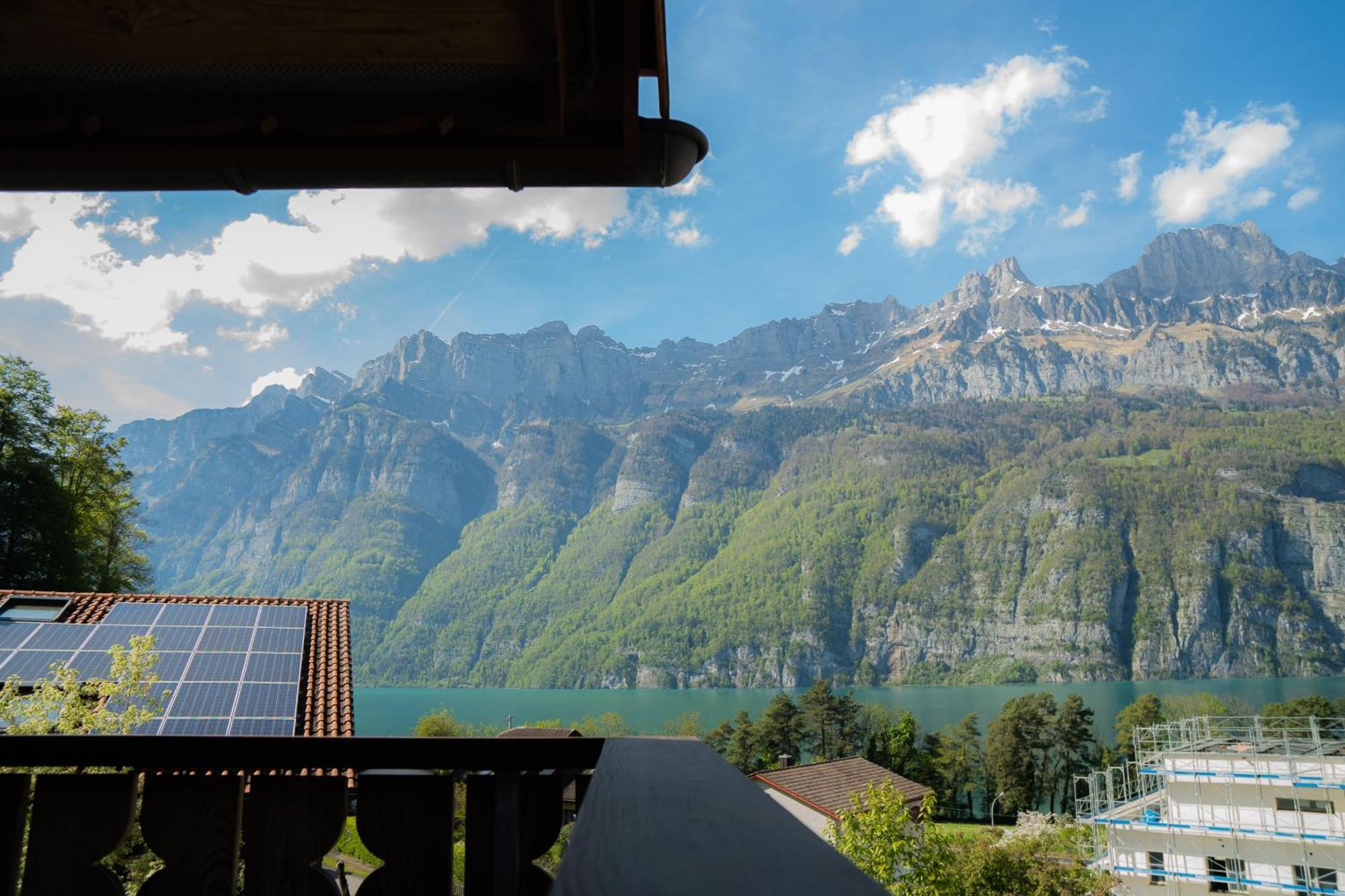 Doodle'S Amazing Chalet -Walensee - Flumserberg - Churfirsten - Heidiland - Pool - Sauna Mols Bagian luar foto