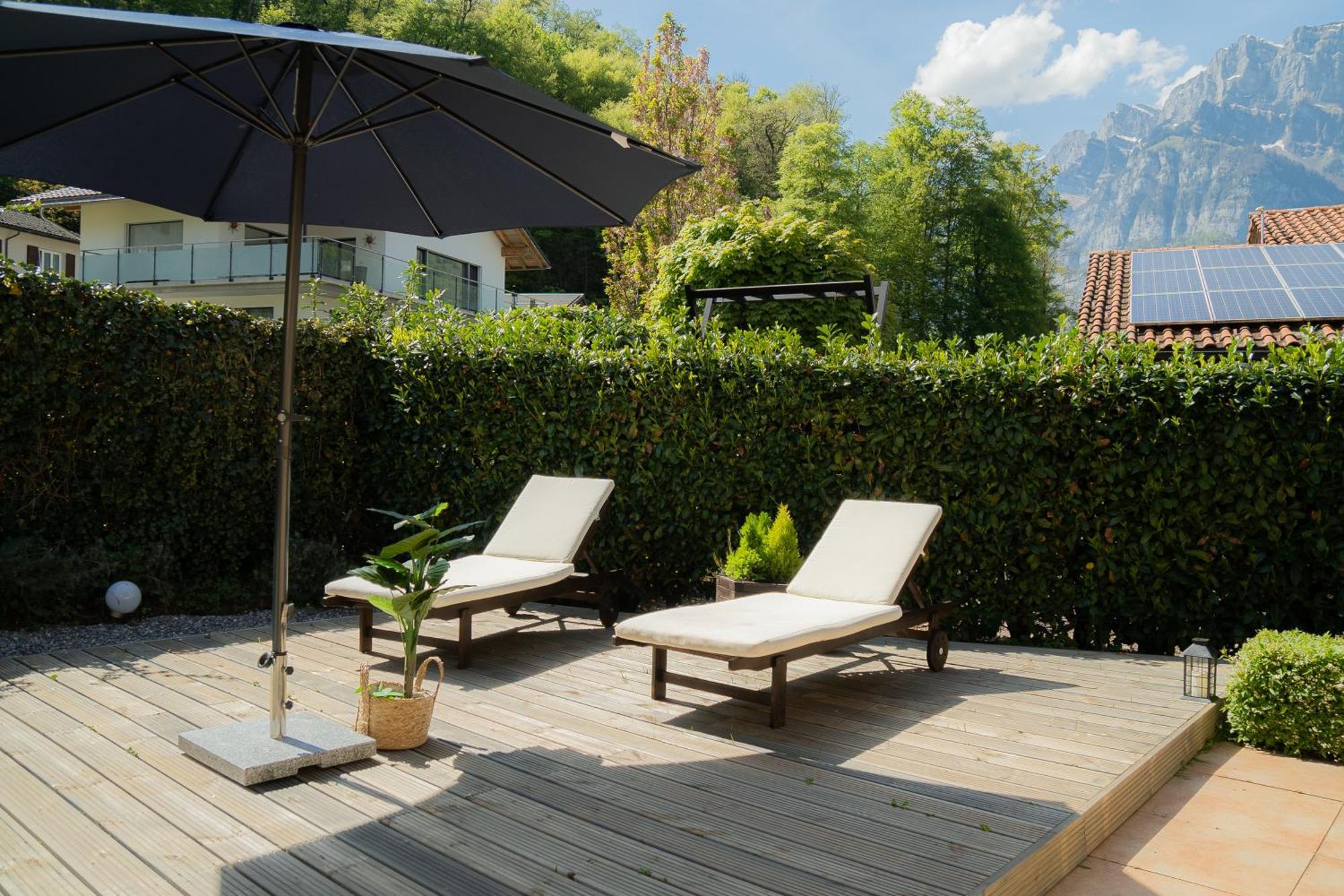 Doodle'S Amazing Chalet -Walensee - Flumserberg - Churfirsten - Heidiland - Pool - Sauna Mols Bagian luar foto