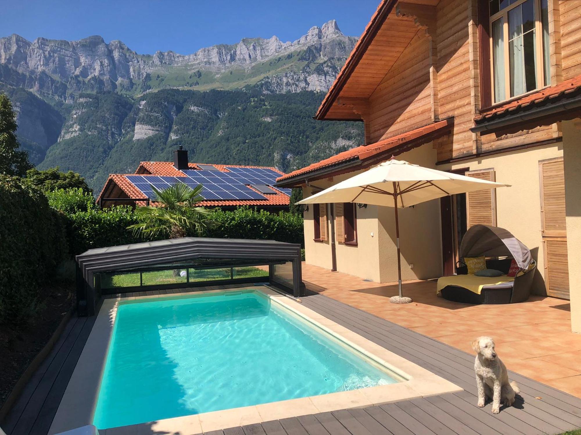 Doodle'S Amazing Chalet -Walensee - Flumserberg - Churfirsten - Heidiland - Pool - Sauna Mols Bagian luar foto